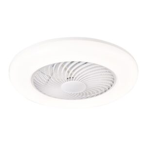 ΑΝΕΜΙΣΤΗΡΑΣ ΠΛΑΦΟΝΙΕΡΑ ΟΡΟΦΗΣ ΛΕΥΚΟΣ Φ55 DC ΜΟΤΕΡ 15W ME LED ΦΩΣ 50W