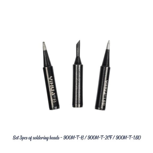 GloboStar® 79948 Σετ 3 Κεφαλών για Κολλητήρι – Σταθμού Συγκόλλησης