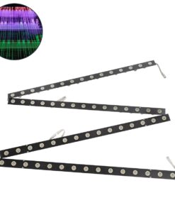 GloboStar® 90830 4 x Digital Pixel Addressable Facade Aluminum Bars – 4 x Ψηφιακές Μπάρες Αλουμινίου Πρόσοψης Κτιρίων LED SMD 3535 45W 60LED 60PIXEL SPI/TTL Protocol IC UCS512B 2700lm 120° DC 12V IP67 RGB – Μαύρο Σώμα – Μ400 x Π4.5 x Υ3.6cm – 4 Μπάρες