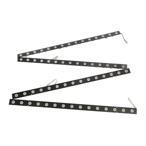 GloboStar® 90830 4 x Digital Pixel Addressable Facade Aluminum Bars – 4 x Ψηφιακές Μπάρες Αλουμινίου Πρόσοψης Κτιρίων LED SMD 3535 45W 60LED 60PIXEL SPI/TTL Protocol IC UCS512B 2700lm 120° DC 12V IP67 RGB – Μαύρο Σώμα – Μ400 x Π4.5 x Υ3.6cm – 4 Μπάρες