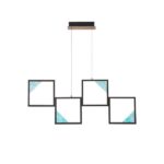 ΦΩΤΙΣΤΙΚΟ ΟΡΟΦΗΣ ΑΛΟΥΜΙΝΙΟ LED 36W 3000K 850Lm 820X16X1340mm ΜΑΥΡΟ ARTE ILLUMINA SQUARE