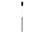 ΦΩΤΙΣΤΙΚΟ ΚΡΕΜΑΣΤΟ ΑΛΟΥΜΙΝΙΟ LED 3W 3000K 300Lm Φ50X1200mm ΜΑΥΡΟ ARTE ILLUMINA CASCADE