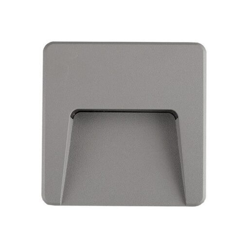 ΦΩΤΙΣΤΙΚΟ ΤΟΙΧΟΥ SLIM LED 3W IP65 230V 3CCT 120X120mm ΓΚΡΙ PRO ARTE ILLUMINA