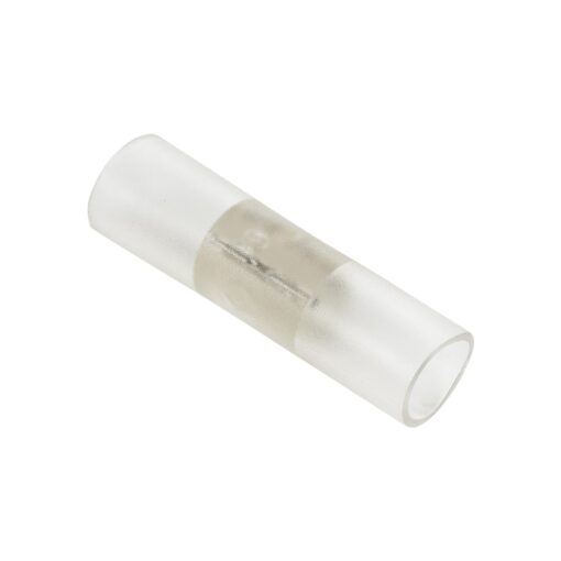 GloboStar® 70638 Σύνδεσμος Ι με Καρφάκια για Μονόχρωμη Ταινία Neon Flex 360° Degree 2 Pin – Μ6.5 x Π2 x Υ2cm