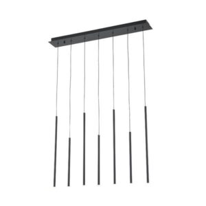 ΦΩΤΙΣΤΙΚΟ ΚΡΕΜΑΣΤΟ ΑΛΟΥΜΙΝΙΟ LED 16W 3000K 600Lm 940X1500mm ΜΑΥΡΟ ARTE ILLUMINA CASCADE