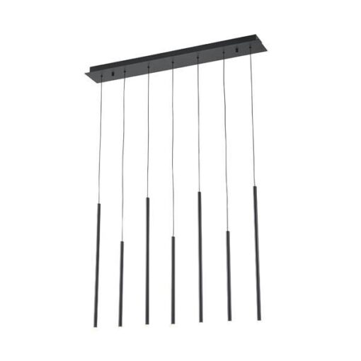 ΦΩΤΙΣΤΙΚΟ ΚΡΕΜΑΣΤΟ ΑΛΟΥΜΙΝΙΟ LED 16W 3000K 600Lm 940X1500mm ΜΑΥΡΟ ARTE ILLUMINA CASCADE