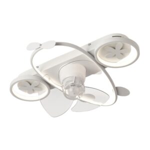 ΑΝΕΜΙΣΤΗΡΑΣ ΟΡΟΦΗΣ ΠΑΙΔΙΚΟΣ ΑΕΡΟΠΛΑΝΟ ΛΕΥΚΟΣ 24W ΜΕ LED ΦΩΣ 46W ΚΑΙ ΚΟΝΤΡΟΛ