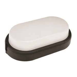 ΑΠΛΙΚΑ ΤΟΙΧΟΥ LED  ΠΛΑΣΤΙΚΗ ΟΒΑΛ 11W 168X92X48mm ΜΑΥΡΟ ARTE ILLUMINA