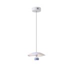 ΦΩΤΙΣΤΙΚΟ ΚΡΕΜΑΣΤΟ ΑΛΟΥΜΙΝΙΟ  LED 8W 3000Κ 400Lm Φ230mm ΜΠΛΕ ARTE ILLUMINA ENIGMA