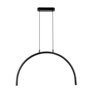 ΦΩΤΙΣΤΙΚΟ ΚΡΕΜΑΣΤΟ AΛΟΥΜΙΝΙΟ-ΜΕTAΛΛΟ 5W 3000K 448Lm  600x20x330mm ΜΑΥΡΟ ARTE ILLUMINA APSIS