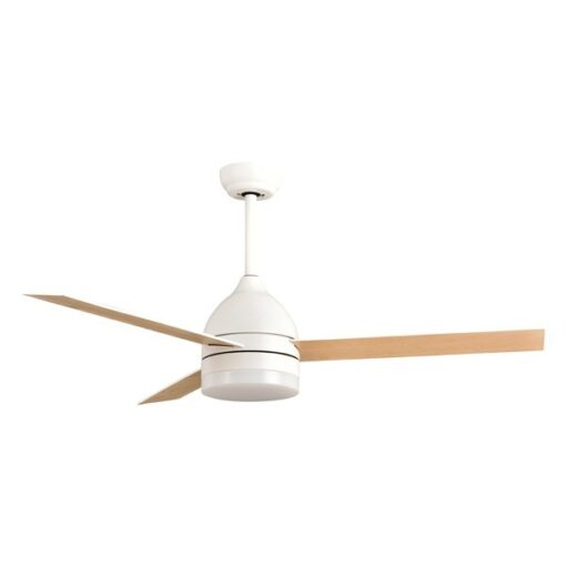 ΑΝΕΜΙΣΤΗΡΑΣ ΟΡΟΦΗΣ ΧΡΩΜΑ ΛΕΥΚΟ-ΞΥΛΟ Φ107 22W DC ΜΟΤΕΡ ΜΕ LED ΦΩΣ ΚΑΙ ΚΟΝΤΡΟΛ