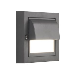 ΦΩΤΙΣΤΙΚΟ ΤΟΙΧΟΥ LED 6W 135X135X55 3CCT IP65 ΓΡΑΦΙΤΗΣ ARTE ILLUMINA SENARIO