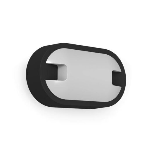 ΑΠΛΙΚΑ ΟΒΑΛ LED 15W 215X125X59mm 4000Κ IP66 ΛΕΥΚΟ-ΜΑΥΡΟ ARTE ILLUMINA