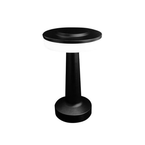 ΠΟΡΤΑΤΙΦ ΑΦΗΣ METAΛΛIKO ΕΠΑΝΑΦΟΡΤΙΖΟΜΕΝΟ LED 2W ΜΑΥΡΟ ARTE ILLUMINA TWILIGHT