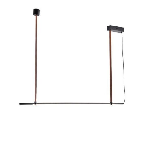 ΦΩΤΙΣΤΙΚΟ ΚΡΕΜΑΣΤΟ ΜΕΤΑΛΛΟ LED 21W 3000K 2100Lm 1400X60X1200mm ΜΑΥΡΟ ARTE ILLUMINA LINEA