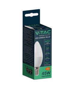 LED Bulb – 6.5W E14 Plastic Candle 3000K E14V-TAC  211111