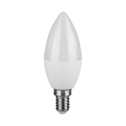 LED Bulb – 6.5W E14 Plastic Candle 3000K E14V-TAC  211111
