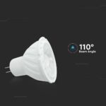 LED Λάμπα MR16 GU5.3 12V DC 6W V-TAC 38° 455lm Φυσικό Λευκό 4000K – 212081