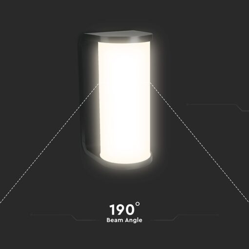 Φωτιστικό Τοίχου 12W LED Μαύρο IP65 CCT V-TAC 23758