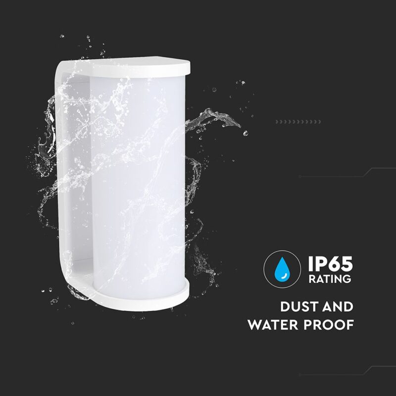 Φωτιστικό Τοίχου 12W LED Λευκό IP65 CCT V-TAC  23759