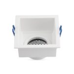 GU10 Fitting Square Aluminum Body Deep Anti Glare White Body With Hoyne CombV-TAC  23763