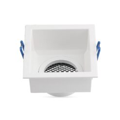 GU10 Fitting Square Aluminum Body Deep Anti Glare White Body With Hoyne CombV-TAC 23763
