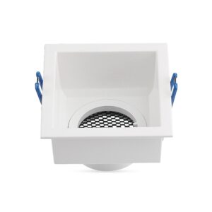 GU10 Fitting Square Aluminum Body Deep Anti Glare White Body With Hoyne CombV-TAC  23763