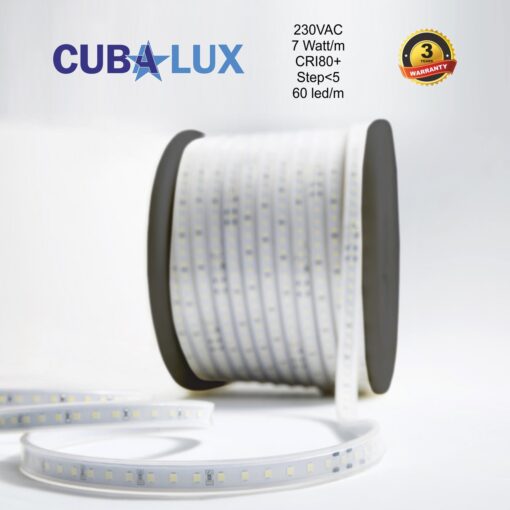 ΤΑΙΝΙΑ 7W IP65 230VAC CW 6000K 25m – 2-CL600003