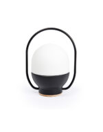 TAKE AWAY BLACK PORTABLE LED 1.5W 2700K – 1-FR01016