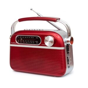 Ραδιόφωνο Vintage Bluetooth blues Red