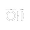BERTA GREY ΠΛΑΦΟΝΙΕΡΑ 1xΕ27 FUMAGALLI – 1-FM004841