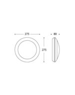 BERTA WHITE ΠΛΑΦΟΝΙΕΡΑ 1xΕ27 FUMAGALLI – 1-FM004902