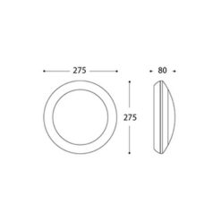 BERTA WHITE ΠΛΑΦΟΝΙΕΡΑ 1xΕ27 FUMAGALLI – 1-FM004902