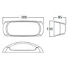 FRANCY-OP WHITE ΑΠΛΙΚΑ 1xΕ27 FUMAGALLI – 1-FM011191