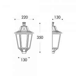 IESSE BLACK ΑΠΛΙΚΑ 1XE27 FUMAGALLI – 1-FM110818