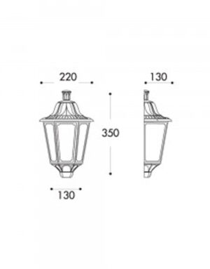 IESSE WHITE ΑΠΛΙΚΑ 1XE27 FUMAGALLI – 1-FM110900