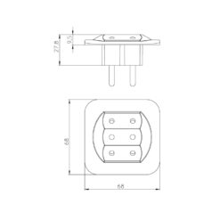 ΠΟΛΛΑΠΛΟ ΣΟΥΚΟ ΣΕ 3 ΔΙΠΟΛΙΚΑ ΛΕΥΚΟ KOPP – 1-K174902005