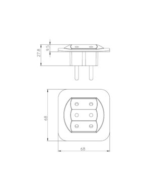 ΠΟΛΛΑΠΛΟ ΣΟΥΚΟ ΣΕ 3 ΔΙΠΟΛΙΚΑ ΛΕΥΚΟ KOPP – 1-K174902005