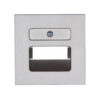 HK07 ΠΛΑΚΙΔΙΟ ΔΙΠΛΟ RJ11/RJ45  STEEL – 1-K371747005