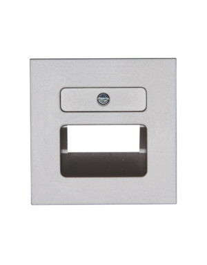 HK07 ΠΛΑΚΙΔΙΟ ΔΙΠΛΟ RJ11/RJ45  STEEL – 1-K371747005