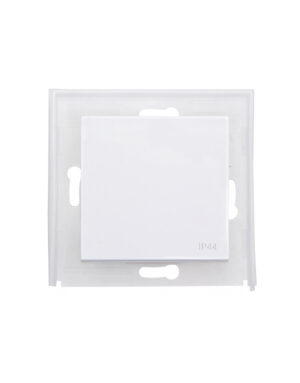 HK07 IP44 ΠΛΗΚΤΡΟ ΜΟΝΟ ΜΕ ΦΛΑΤΖΑ ΣΤΕΓΑΝ. ΛΕΥΚΟ – 1-K493529006