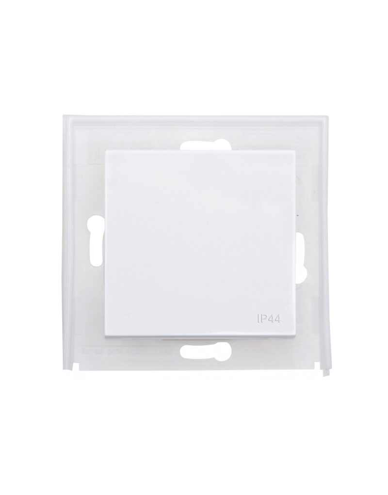 HK07 IP44 ΠΛΗΚΤΡΟ ΜΟΝΟ ΜΕ ΦΛΑΤΖΑ ΣΤΕΓΑΝ. ΛΕΥΚΟ – 1-K493529006