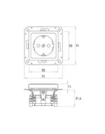HK02 ΜΗΧ. ΣΟΥΚΟ & ΠΛΑΚΙΔΙΟ ΞΥΛΙΝΟ ΔΡΥΣ (ΟΑΚ) – 1-K914830003