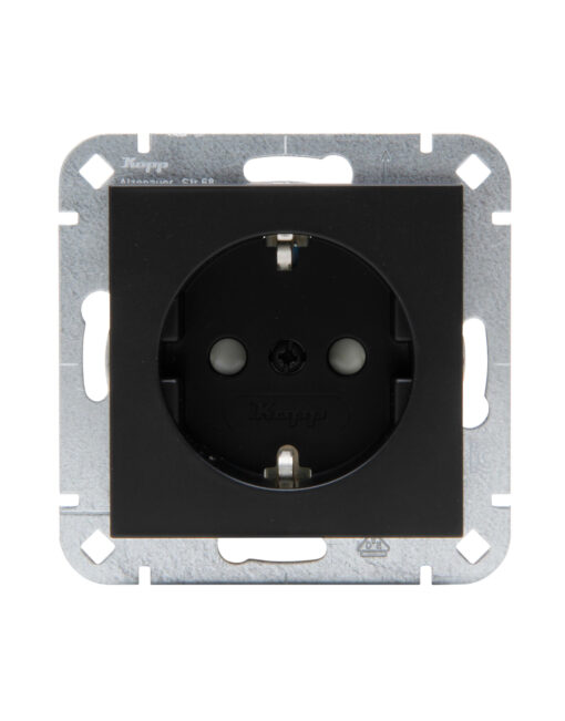 HK07 earth.socket w.sh.black mat. – 1-K940050000