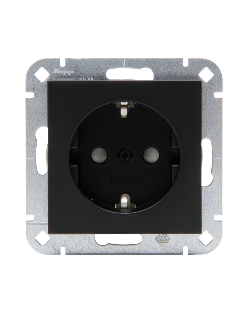 HK07 earth.socket w.sh.black mat. – 1-K940050000