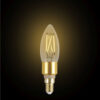 Έξυπνη λάμπα LED filament μελί C35 E14 4,2W ρυθμιζόμενο λευκό 2200-5500K Lutec Connect – 1-T8712501312