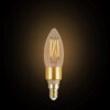 Έξυπνη λάμπα LED filament μελί C35 E14 4,2W ρυθμιζόμενο λευκό 2200-5500K Lutec Connect – 1-T8712501312