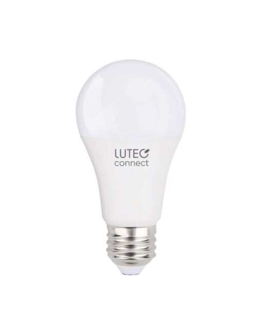Έξυπνη λάμπα LED A60  E27 9,2W ρυθμιζόμενο λευκό 2700-6500Κ + RGB Lutec Connect – 1-T8731001316