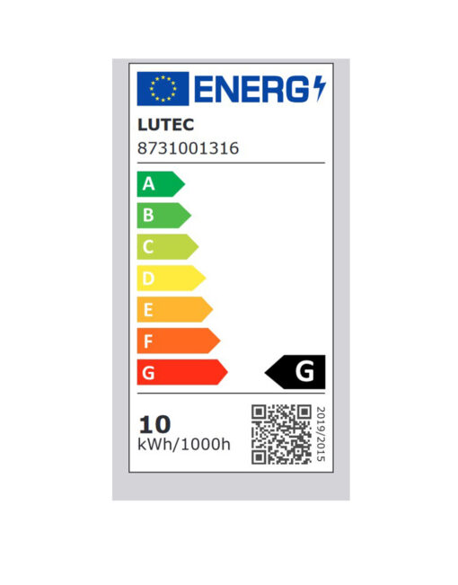 Έξυπνη λάμπα LED A60  2xE27 9,2W + remote control ρυθμιζόμενο λευκό 2700-6500Κ + RGB Lutec Connect – 1-T8731002316