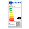 Έξυπνη λάμπα LED GU10 4,7W  ρυθμιζόμενο λευκό 2700-6500Κ + RGB Lutec Connect – 1-T8731601316